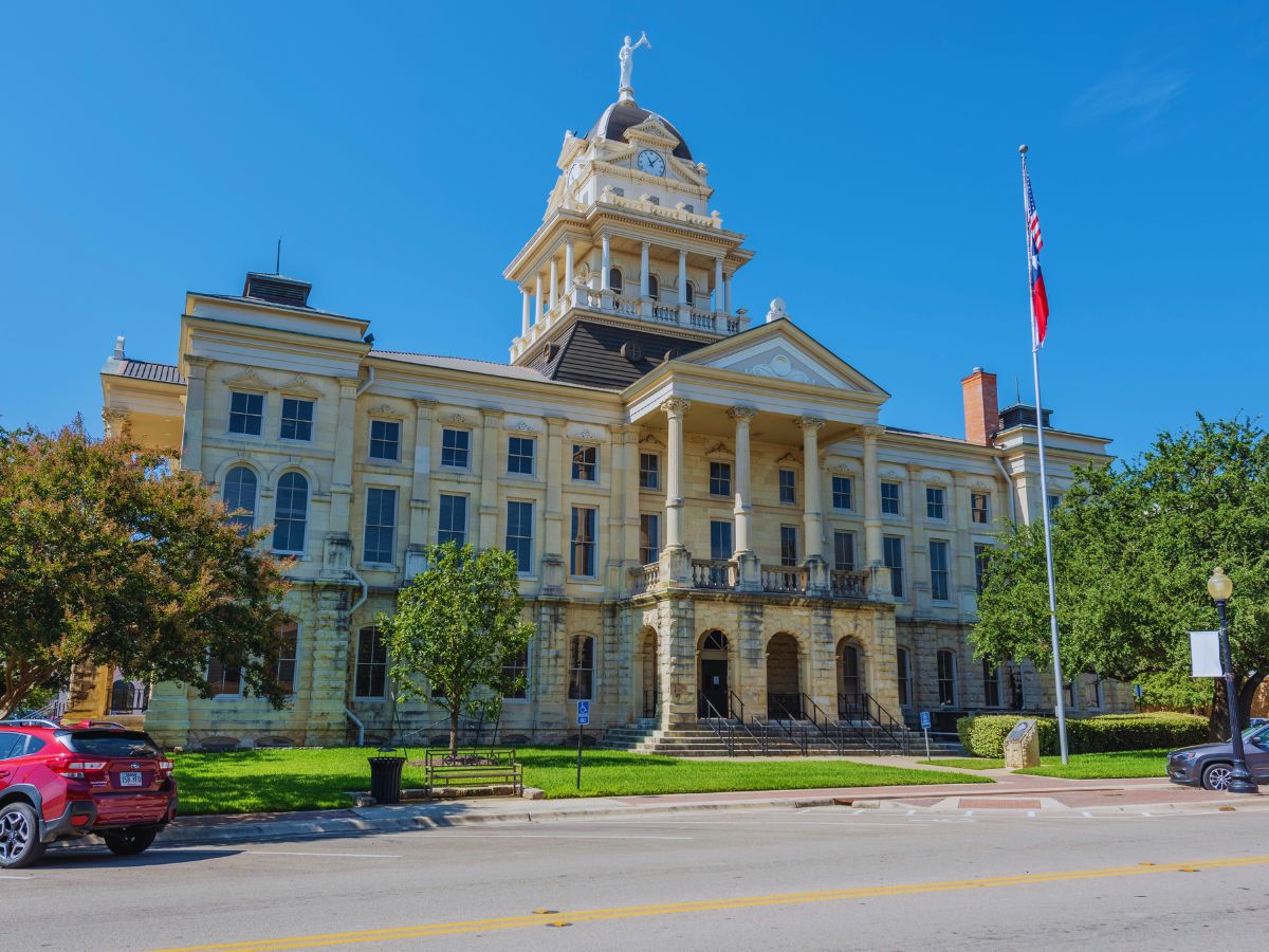 The Bell County Courthouse, Bell County, TX