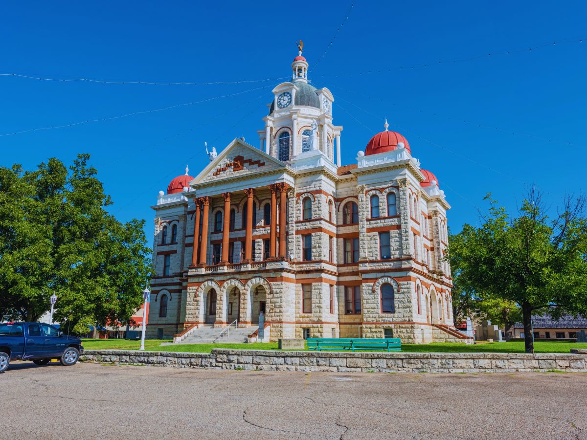 The Coryell County Courthouse, Correll County, TX